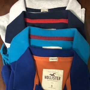 4 Hollister polos
